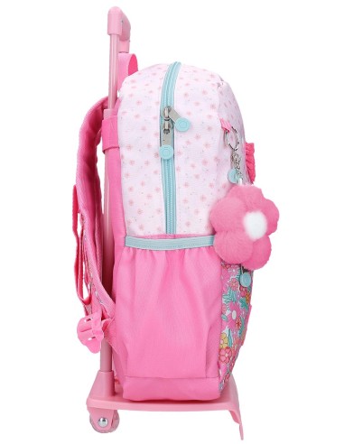 MOCHILA ADAP. 33CM. C/CARRO. ENSO GIRL ZONE